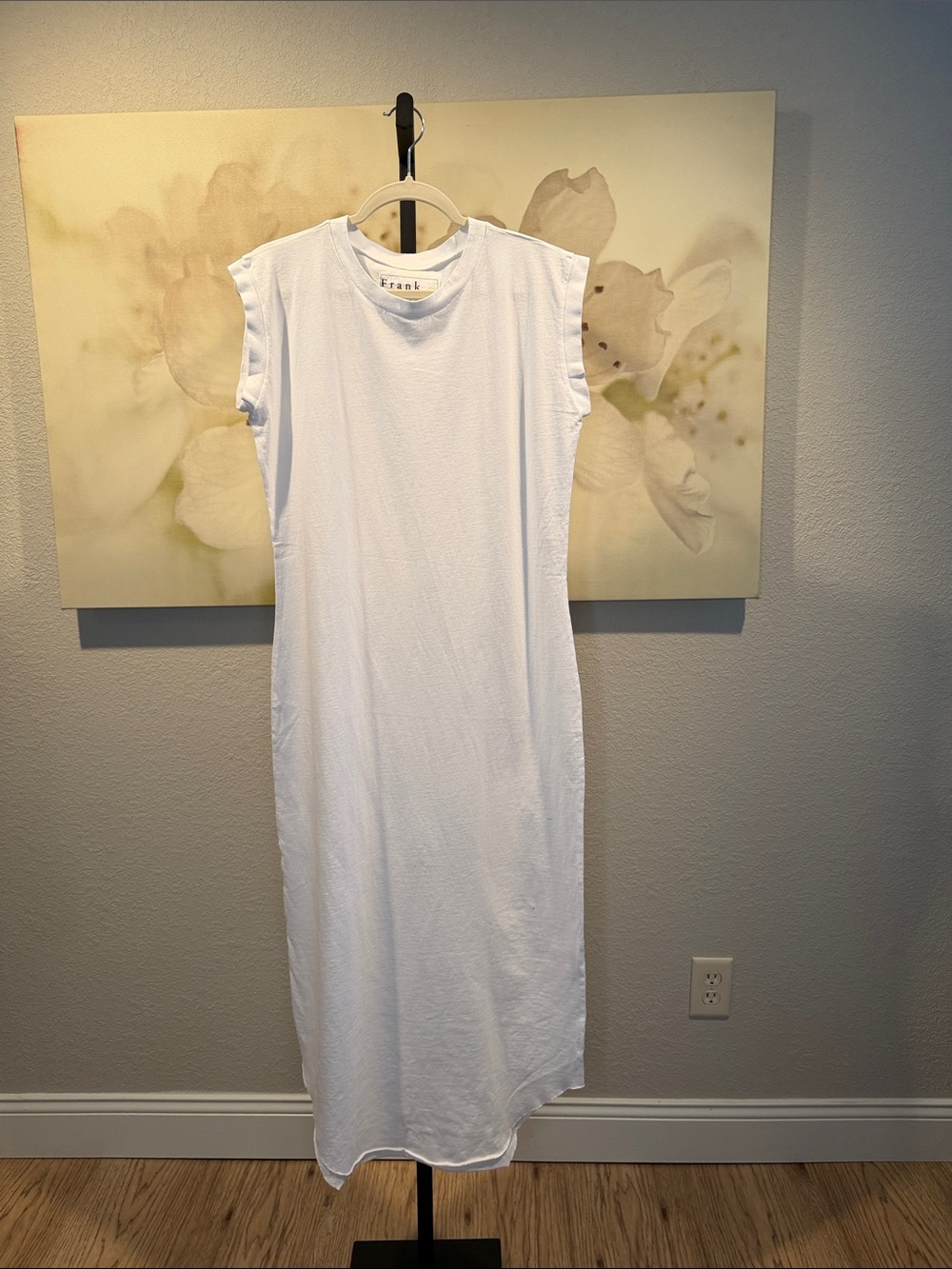 🆕Frank & Eileen Cory Vintage Muscle Tee Maxi Dress in White - Picture 8 of 11